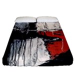 Abstract  Fitted Sheet (Queen Size)