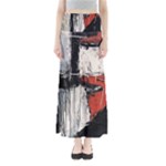 Abstract  Full Length Maxi Skirt