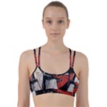 Abstract  Line Them Up Sports Bra