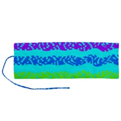 Abstract Design Pattern Roll Up Canvas Pencil Holder (M) from ZippyPress