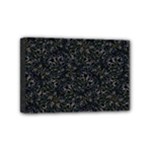 Midnight Blossom Elegance Black Backgrond Mini Canvas 6  x 4  (Stretched)