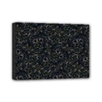 Midnight Blossom Elegance Black Backgrond Mini Canvas 7  x 5  (Stretched)