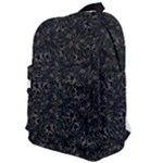 Midnight Blossom Elegance Black Backgrond Classic Backpack