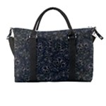 Midnight Blossom Elegance Black Backgrond Carry-on Travel Shoulder Bag