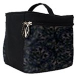 Midnight Blossom Elegance Black Backgrond Make Up Travel Bag (Small)