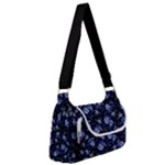 Stylized Floral Intricate Pattern Design Black Backgrond Multipack Bag