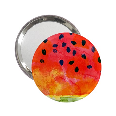 Abstract Watermelon 2.25  Handbag Mirrors from ZippyPress Front