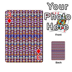 Ethnic Colorful Pattern Playing Cards 54 Designs  from ZippyPress Front - Diamond3