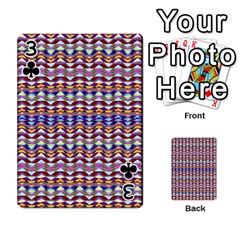 Ethnic Colorful Pattern Playing Cards 54 Designs  from ZippyPress Front - Club3