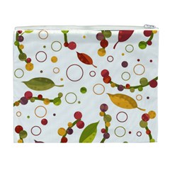 Adorable floral design Cosmetic Bag (XL) from ZippyPress Back