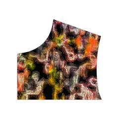 Colorful texture                        Women s Button Up Puffer Vest from ZippyPress Top Left