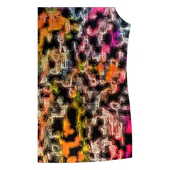 Colorful texture                        Women s Button Up Puffer Vest from ZippyPress Front Left