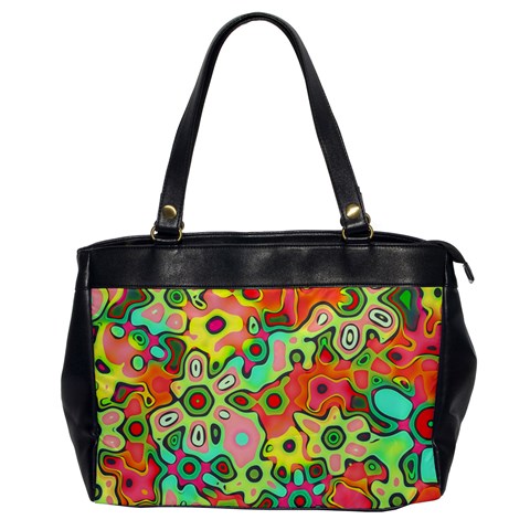 Colorful shapes          Oversize Office Handbag from ZippyPress Front