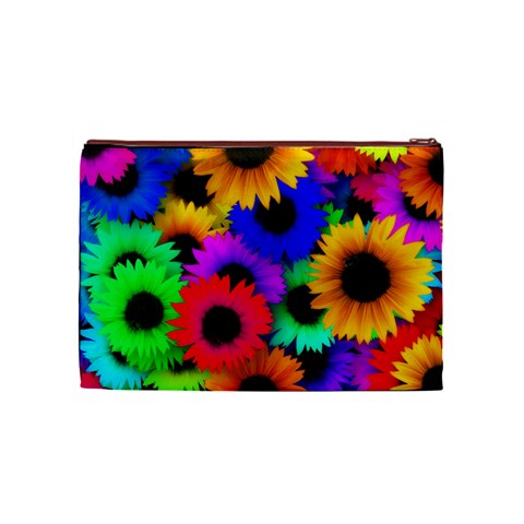 Colorful sunflowers                                                   Cosmetic Bag from ZippyPress Front
