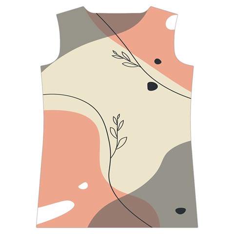 Pattern Line Art Texture Minimalist Design Women s Basketball Tank Top from ZippyPress Back