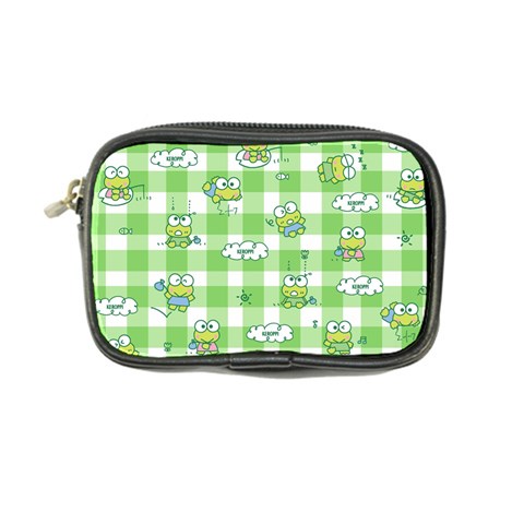 Frog Cartoon Pattern Cloud Animal Cute Seamless Coin Purse from ZippyPress Front