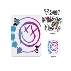 Queen Blink 182 logo Playing Cards 54 Designs (Mini) from ZippyPress Front - ClubQ
