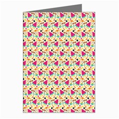 Summer Watermelon Pattern Greeting Cards (Pkg of 8) from ZippyPress Left
