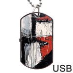 Abstract  Dog Tag USB Flash (Two Sides)