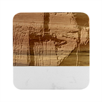 Abstract  Marble Wood Coaster (Square)
