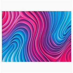 Spiral Swirl Pattern Light Circle Roll Up Canvas Pencil Holder (M) from ZippyPress Front