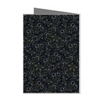 Midnight Blossom Elegance Black Backgrond Mini Greeting Cards (Pkg of 8)