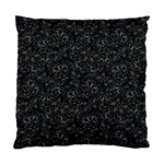 Midnight Blossom Elegance Black Backgrond Standard Cushion Case (One Side)