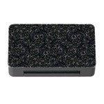 Midnight Blossom Elegance Black Backgrond Memory Card Reader with CF