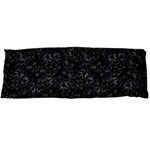Midnight Blossom Elegance Black Backgrond Body Pillow Case (Dakimakura)