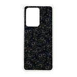 Midnight Blossom Elegance Black Backgrond Samsung Galaxy S20 Ultra 6.9 Inch TPU UV Case