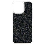 Midnight Blossom Elegance Black Backgrond iPhone 15 Plus TPU UV Print Case