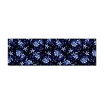 Stylized Floral Intricate Pattern Design Black Backgrond Sticker Bumper (100 pack)