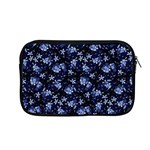 Stylized Floral Intricate Pattern Design Black Backgrond Apple MacBook Pro 13  Zipper Case