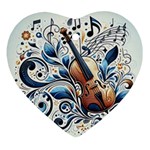 Cello Ornament (Heart)