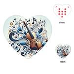 Cello Playing Cards Single Design (Heart)